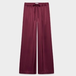 NWT Aritzia Lodge Pant Satin — Cordovan